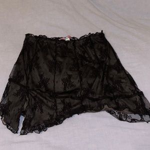 Urban outfitters black lace skirt. Never worn